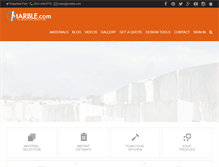 Tablet Screenshot of marble.com